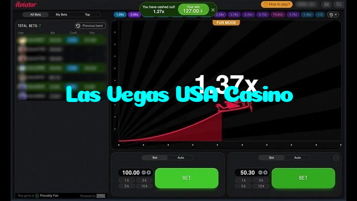 Las Vegas USA Casino casino presented on mobile device in Pakistan with slots and live games